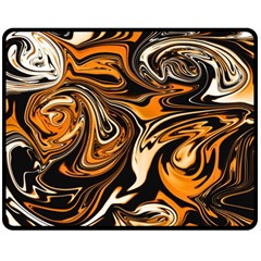 Illustration Abstract Pattern Modern Art Design Fantasy Surreal Fleece Blanket (medium)  by Wegoenart