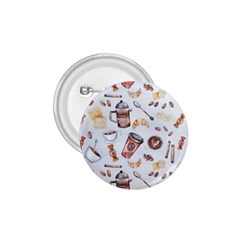 Coffee Coffeemania Caffeine Pattern 1 75  Buttons by Wegoenart