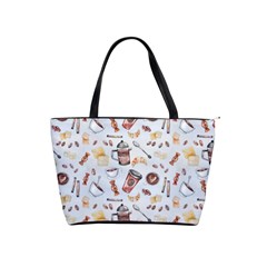 Coffee Coffeemania Caffeine Pattern Classic Shoulder Handbag by Wegoenart