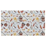 Coffee Coffeemania Caffeine Pattern Banner and Sign 7  x 4  Front