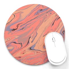 Illustration Background Light Abstract Texture Round Mousepads by Wegoenart