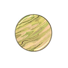 Green Pattern Texture Marble Hat Clip Ball Marker by Wegoenart