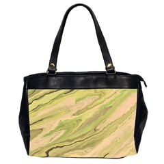 Green Pattern Texture Marble Oversize Office Handbag (2 Sides) by Wegoenart