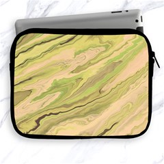 Green Pattern Texture Marble Apple Ipad 2/3/4 Zipper Cases by Wegoenart