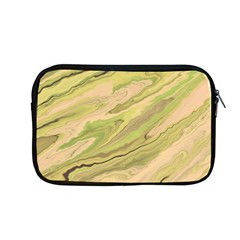 Green Pattern Texture Marble Apple Macbook Pro 13  Zipper Case by Wegoenart