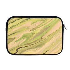 Green Pattern Texture Marble Apple Macbook Pro 17  Zipper Case by Wegoenart