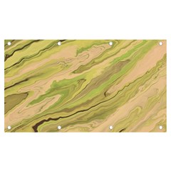 Green Pattern Texture Marble Banner And Sign 7  X 4 