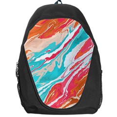 Stone Marble Texturw Pattern Backpack Bag by Wegoenart