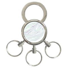 Illustration Marble Texture Marble Painting 3-ring Key Chain by Wegoenart