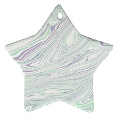 Illustration Marble Texture Marble Painting Star Ornament (two Sides)