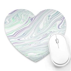 Illustration Marble Texture Marble Painting Heart Mousepads by Wegoenart