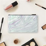 Illustration Marble Texture Marble Painting Cosmetic Bag (Small) Back