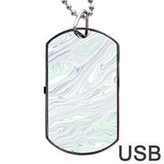 Illustration Marble Texture Marble Painting Dog Tag Usb Flash (two Sides) by Wegoenart