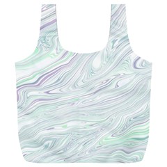 Illustration Marble Texture Marble Painting Full Print Recycle Bag (xxl) by Wegoenart