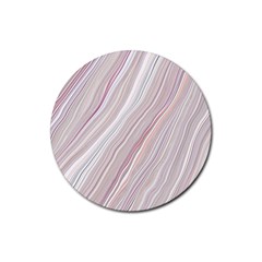 Illustration Marble Texture Marble Painting Stone Rubber Coaster (round) by Wegoenart