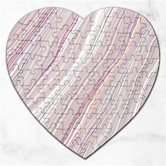 Illustration Marble Texture Marble Painting Stone Jigsaw Puzzle (heart) by Wegoenart