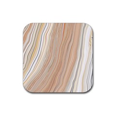 Marble Texture Marble Painting Rubber Coaster (square) by Wegoenart