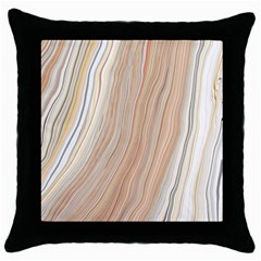 Marble Texture Marble Painting Throw Pillow Case (black) by Wegoenart