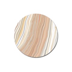 Marble Texture Marble Painting Magnet 3  (round) by Wegoenart