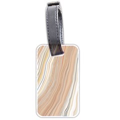 Marble Texture Marble Painting Luggage Tag (two Sides) by Wegoenart