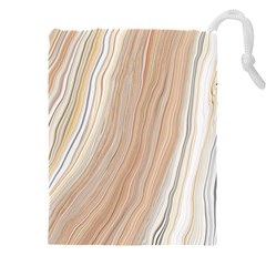 Marble Texture Marble Painting Drawstring Pouch (5xl) by Wegoenart