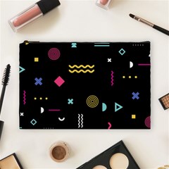 Illustration Geometric Art Colorful Shapes Cosmetic Bag (large) by Wegoenart