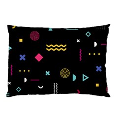 Illustration Geometric Art Colorful Shapes Pillow Case (two Sides) by Wegoenart