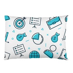 Pattern Business Graphics Seamless Pillow Case (two Sides) by Wegoenart