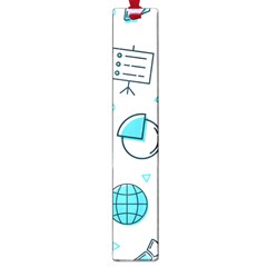 Pattern Business Graphics Seamless Large Book Marks by Wegoenart