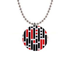 Illustration Background Geometric Pattern 1  Button Necklace by Wegoenart