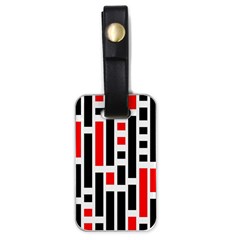 Illustration Background Geometric Pattern Luggage Tag (one Side) by Wegoenart