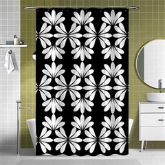 Illustration Floral Pattern Floral Background Shower Curtain 48  X 72  (small)  by Wegoenart