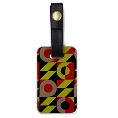 Illustration Background Pattern Texture Design Luggage Tag (one Side) by Wegoenart