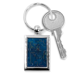 Illustration Abstract Art Artistic Celebration Key Chain (rectangle) by Wegoenart