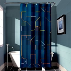 Illustration Abstract Art Artistic Celebration Shower Curtain 36  X 72  (stall)  by Wegoenart