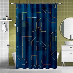 Illustration Abstract Art Artistic Celebration Shower Curtain 48  X 72  (small)  by Wegoenart