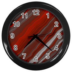 Illustration Colored Pattern Bokeh Blurred Blur Wall Clock (black) by Wegoenart