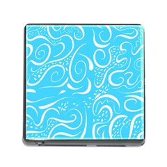 Illustration Scribble Reason Design Pattern Memory Card Reader (square 5 Slot) by Wegoenart