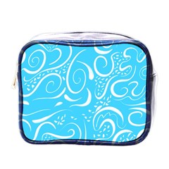 Illustration Scribble Reason Design Pattern Mini Toiletries Bag (one Side) by Wegoenart