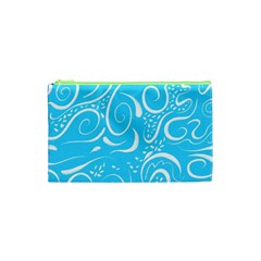 Illustration Scribble Reason Design Pattern Cosmetic Bag (xs) by Wegoenart