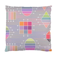 Illustration Pastel Shape Geometric Standard Cushion Case (one Side) by Wegoenart