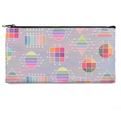 Illustration Pastel Shape Geometric Pencil Case