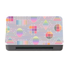 Illustration Pastel Shape Geometric Memory Card Reader with CF