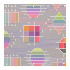 Illustration Pastel Shape Geometric Banner And Sign 3  X 3  by Wegoenart