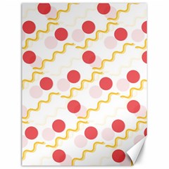 Line Patter Dots Dot Lines Decorative Canvas 12  X 16 