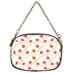 Line Patter Dots Dot Lines Decorative Chain Purse (one Side) by Wegoenart