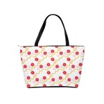 Line Patter Dots Dot Lines Decorative Classic Shoulder Handbag Back