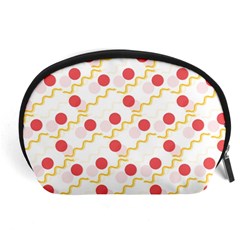 Line Patter Dots Dot Lines Decorative Accessory Pouch (large) by Wegoenart