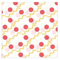 Line Patter Dots Dot Lines Decorative Square Satin Scarf (36  X 36 ) by Wegoenart