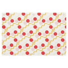 Line Patter Dots Dot Lines Decorative Banner And Sign 6  X 4  by Wegoenart